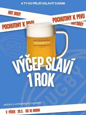 Už je to rok, co jsme znovuotevřeli náš výčep! A to si žádá pořádnou oslavu.